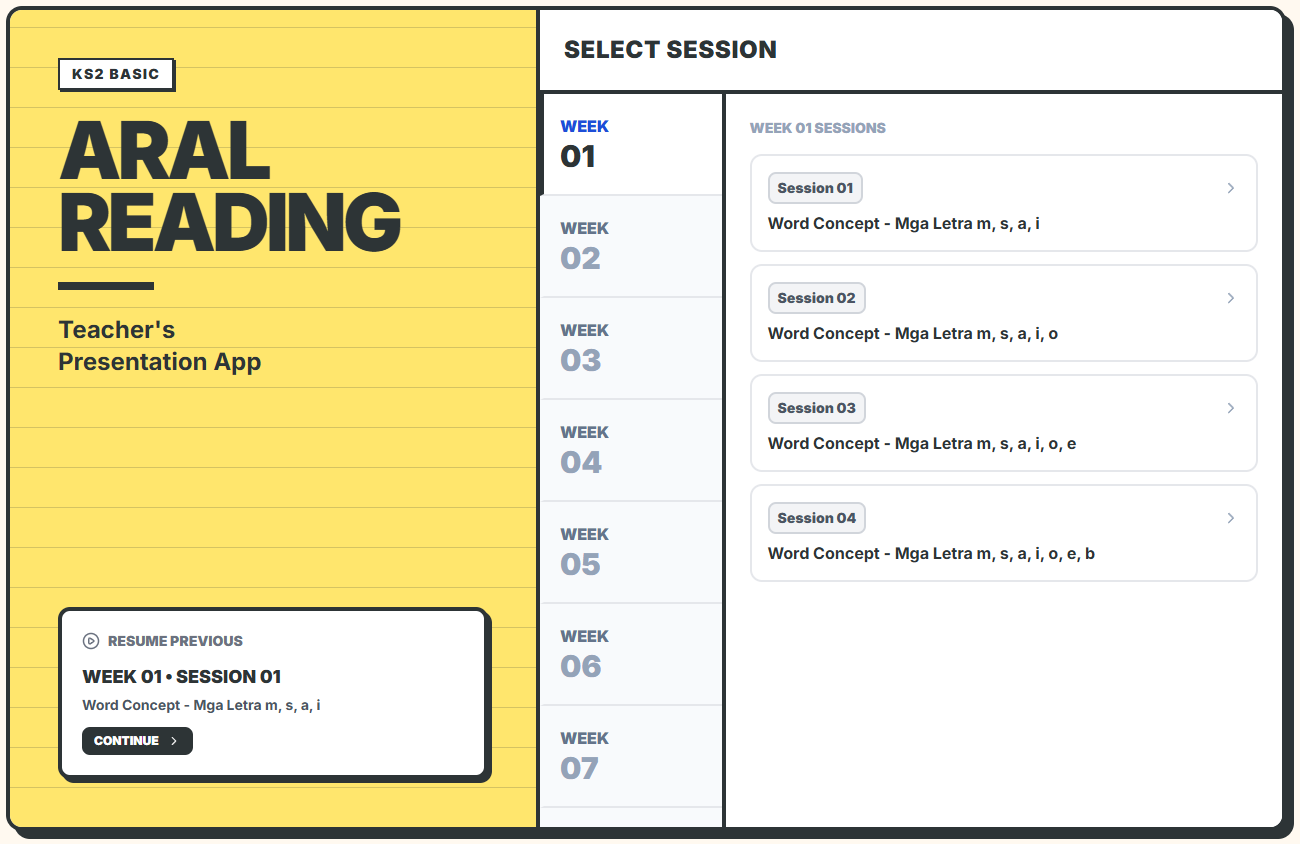 ARAL Reading Basic KS2 Demo