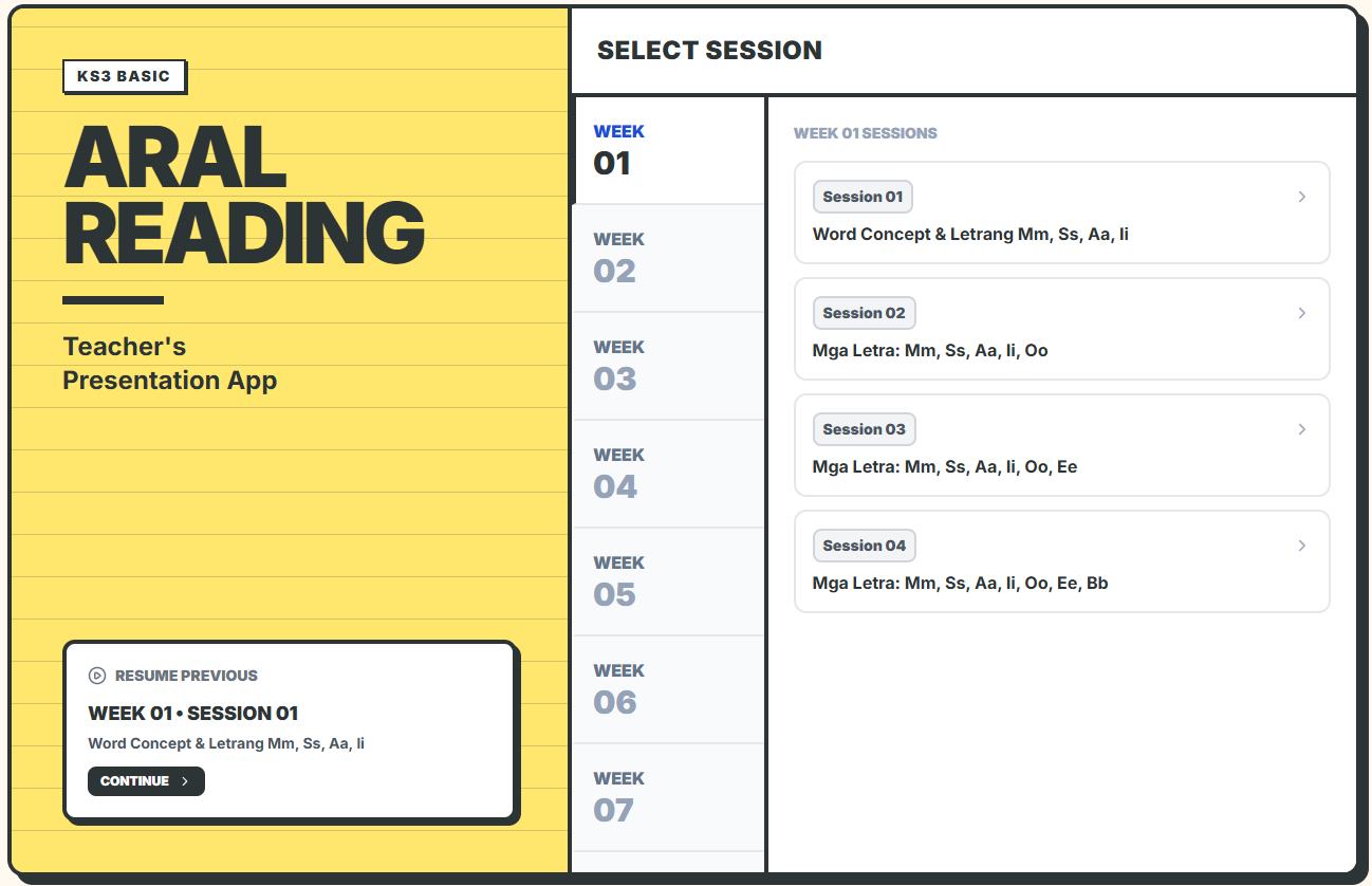 ARAL Reading Basic KS3 Demo